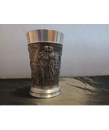 Vintage Zinn Galerie 95% Pewter Metal German Stein Cup Beeker Man/Woman ... - £66.01 GBP