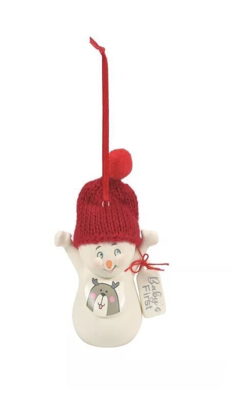 Department 56 Snowpinions Baby's First Ornament - Ivory C210609 - $14.80