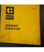 CAT Caterpillar G333C Service Magasin Réparation Manuel OEM REG00510-01 - $584.50 MXN