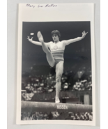 Vintage Mary Lou Retton Balance Beam Black White Photograph - $40.32 CAD
