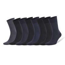 Premium Bamboo Dress Socks for Men Soft and Breathable with Gift Box 8 P... - £23.21 GBP