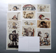 M.I. Hummel Postcards SET/12 Unused Assorted Printed Color Drawings Germany New - £19.30 GBP