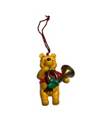 Disney Store Vintage Winnie The Pooh Christmas Ornament With French Horn - $13.07 CAD