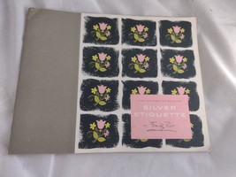 Vintage Your Reference Book of Silver Etiquette by Emily Post Booklet 1953 - £11.94 GBP