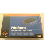 Cisco-Linksys PSUS4 PrintServer for USB with 4 Port Switch - €28,46 EUR