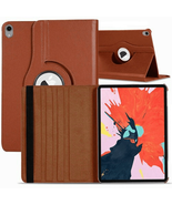 Leather Rotating Portfolio Stand Case Cover BROWN for iPad Pro 9.7″/Air ... - £5.31 GBP