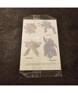 Superhuman Samurai Syber Squad Temporary Tattoo Toy VHS Accessory Unused... - £14.75 GBP