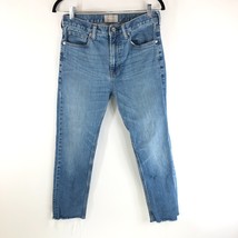Everlane Womens Jeans Skinny Crop Medium Wash Raw Hem Stretch Size 28 - £11.58 GBP