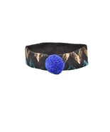 MHUDI Womens Headband Pom Pom Wool Blue Multicolor One Size - £51.98 GBP