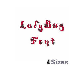 Ladybug - Machine Embroidery Font - £3.90 GBP