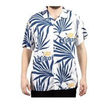 Corona Mens Short Sleeve Woven Resort Button Up Collared Shirt, Size 2XL - £20.45 GBP