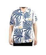Corona Mens Short Sleeve Woven Resort Button Up Collared Shirt, Size 2XL - £20.43 GBP