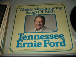World&#39;s Most Inspiring Songs of Faith - Tennessee Ernie Ford (LP, 1985) EX/EX - £3.11 GBP