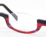 Herrmann 915 75 Nero/Trasparente Rosso/Violetto Vista 41-15-145mm Germania - $96.72