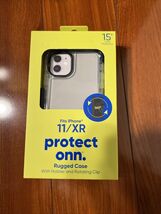 ONN 11/XR Rugged Case and Holster Clip / Built-In Antimicrobial for iPho... - $9.50