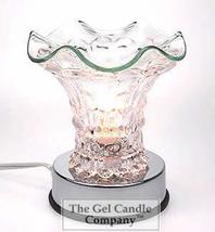 The Gel Candle Company Clear Glass Aroma Lamp 35 Dimmable Touch Activati... - £19.02 GBP