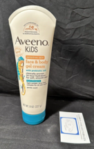 Johnson &amp; Johnson Aveeno Kids Face &amp; Body Gel Cream 8 oz/227 g - sensiti... - £19.14 GBP