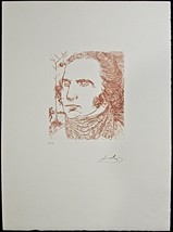 Salvador Dali &quot;George Washington&quot; Original Hand Signed Etching - Five Americans - £6,152.22 GBP