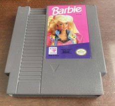 Barbie (Nintendo NES, 1991) Authentic TESTED Works - £6.95 GBP