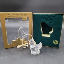 Waterford Crystal The 12 Days of Christmas Ornament 3rd Edition French H... - $29.69