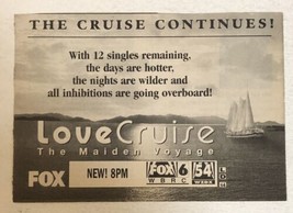 Love Cruise The Maiden Voyage Tv Guide Vintage Print Ad Tpa14 - £4.70 GBP