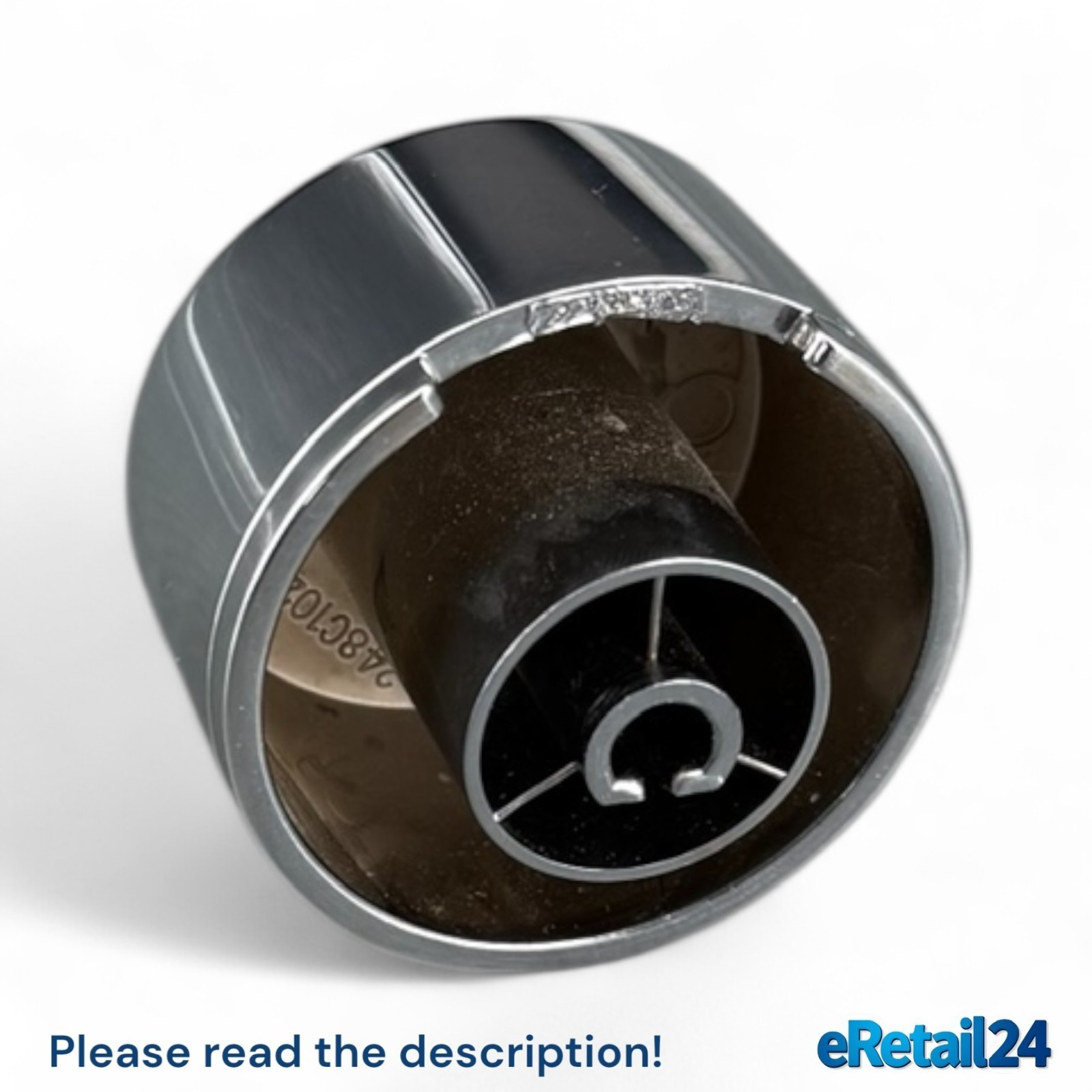 OEM GE Dryer Knob Chrome WE1M697 - $21.84