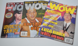 Lot of 3 2001 WOW WORLD OF WRESTLING Magazine #2 #4 #9 RVD Undertaker Regal - $46.59 CAD