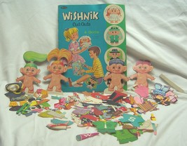 Vintage 1966 TROLLS WISHNIK Cut Outs PAPER DOLL SET 1960&#39;s Dolls Whitman - $460.83 MXN