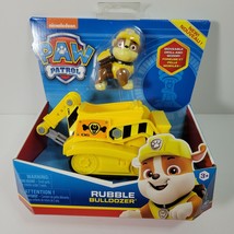 Paw Patrol Rubble Bulldozer Playset Pretend Play Nickelodeon Vehicle Rescue - $12.19