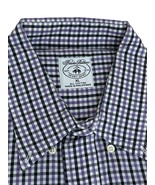 Brooks Brothers Sport Shirt Button Up Shirt Mens XL Purple Plaid Long Sl... - $523.92 MXN