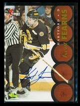 Vintage 1995 Classic 5 Sport Autograph Hockey Card Kent Fearns Tigers C - £11.63 GBP