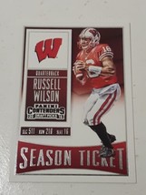 Russell Wilson Seattle Seahawks 2016 Panini Contenders Draft Picks Card #87 - £0.78 GBP