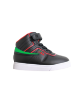 FILA Sneakers High Top Basketball Shoes Youth Size 10 Black Green 7FM01299-26 - £23.53 GBP