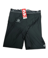 McDavid HEX Basketball Compression Short W/ Hip &amp; Tailbone Pads Black Si... - $35.07 CAD