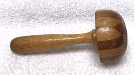 Antique German Wood Marquetry Sewing Sock Darner 4 3/4 inches - $542.51 MXN