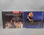 Lot de 2 CD Luciano Pavarotti : Pavarotti &amp; Friends (nouveau scellé), Noël - £11.34 GBP