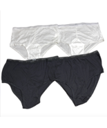 Lot of 4 Pairs Jockey Classic Y-Front White & Black Men's Size 54 100% Cotton - $29.99