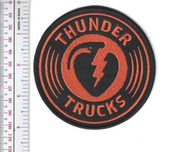 Vintage Skateboarding Thunder Trucks for Skateboard Promo Patch orange - £7.81 GBP