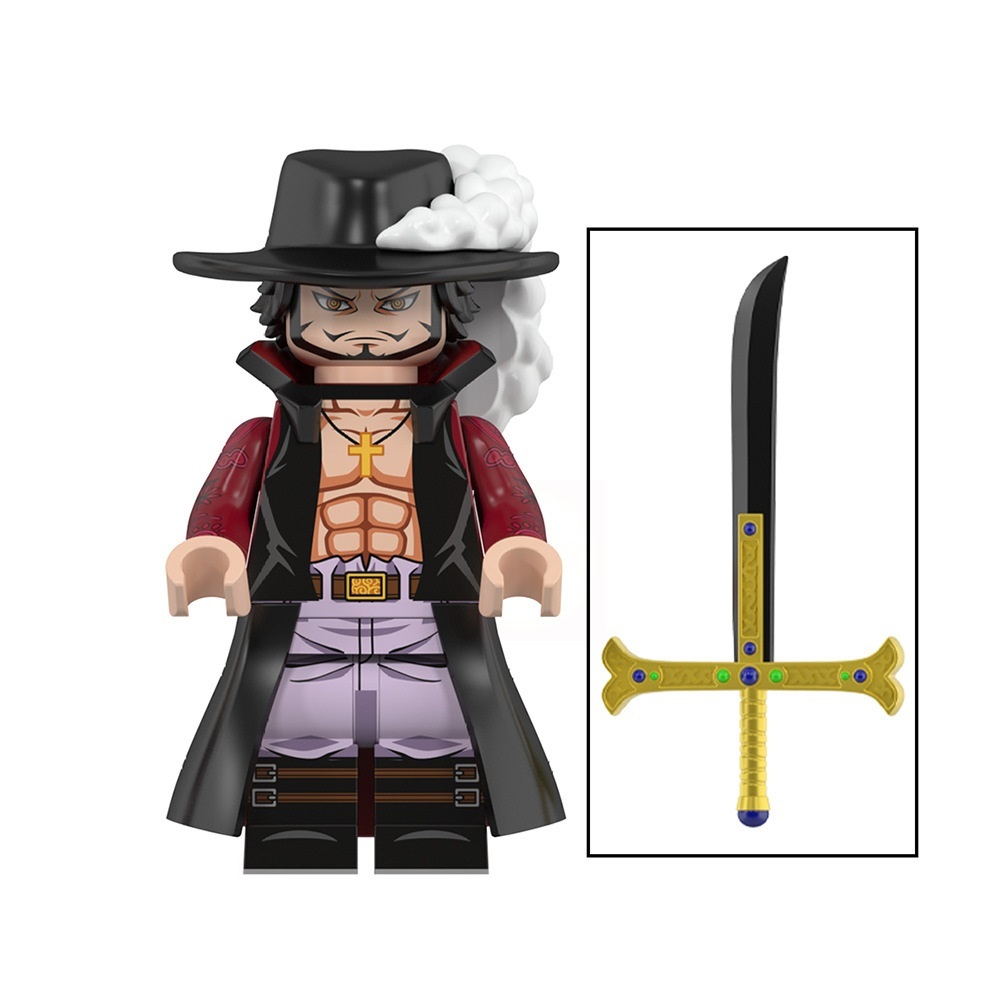 Dracule Mihawk One Piece Lego Compatible Minifigure Bricks Toys