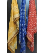 Set of 3 Cotton bandana 42×42 inch scarf, a pack of bandana gifte - $83.24 CAD