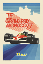 Roland Hugon Monaco Grand Prix 1977, 1990 - $148.50