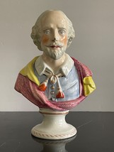 Antique Circa 1860s Staffordshire William Shakespeare Hand Painted Potte... - $692.01
