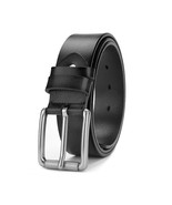 Fashion Black Men Genuine Leather Belt - $31.42 CAD