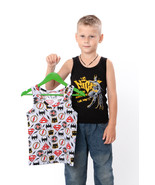 Boys’ Cotton Tank Tops Duo – Classic Minimalist &amp; Fun Print, Any season,... - $9.95+