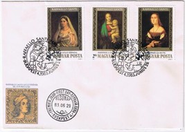 Stamps Hungary FDC 1983 Raffaello Santi First Day Cover - $2.96