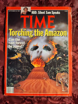 Time Magazine September 18 1989 Sept 9/18/89 Torching The Amazon Hud Sam Pierce - £8.43 GBP