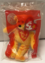 McDonald&#39;s Ty #4 Golden Arches Bear Happy Meal Toy NIP - £5.51 GBP
