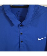 Nike Dri-FIT Mens XL Polo Blue Short Sleeve Performance Golf Athletic Shirt - €16,15 EUR