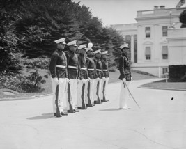 Marine guards at the White House funeral Calvin Coolidge Jr. Photo Print - £6.92 GBP+