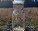 Fruju Co 6 oz. Bottle Atlanta Ga. Milk Bottle Amber Tint Embossed Jar - £13.36 GBP